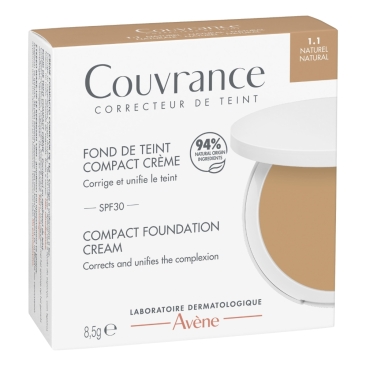 Avène Couvrance Compacte Foundationcrème 1.1 Naturel Dekking 8,5gr