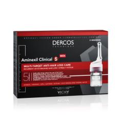Vichy Dercos Aminexil Clinical 5 Man Haarverlies 21 ampullen  (B)